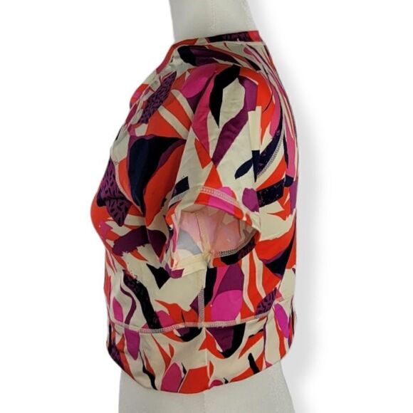 J.Dow Fitness Short Sleeve Crop Top Large - Picture 3 of 6